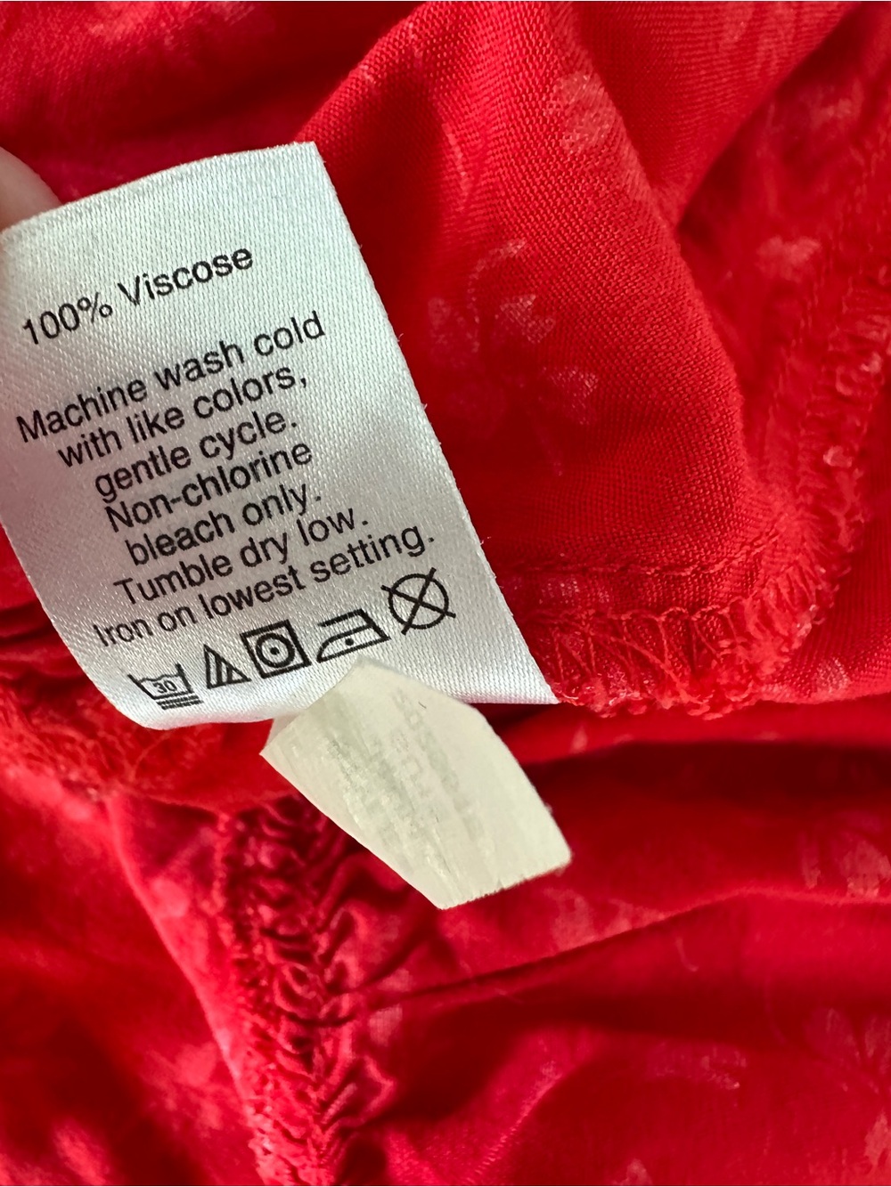 J. Crew Mercantille 100% Viscose Red Floral Cap-Sleeve Wrap Mini Dress size 2 - Picture 12 of 16